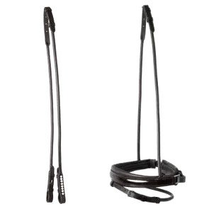SD® Black rolled bridle parts