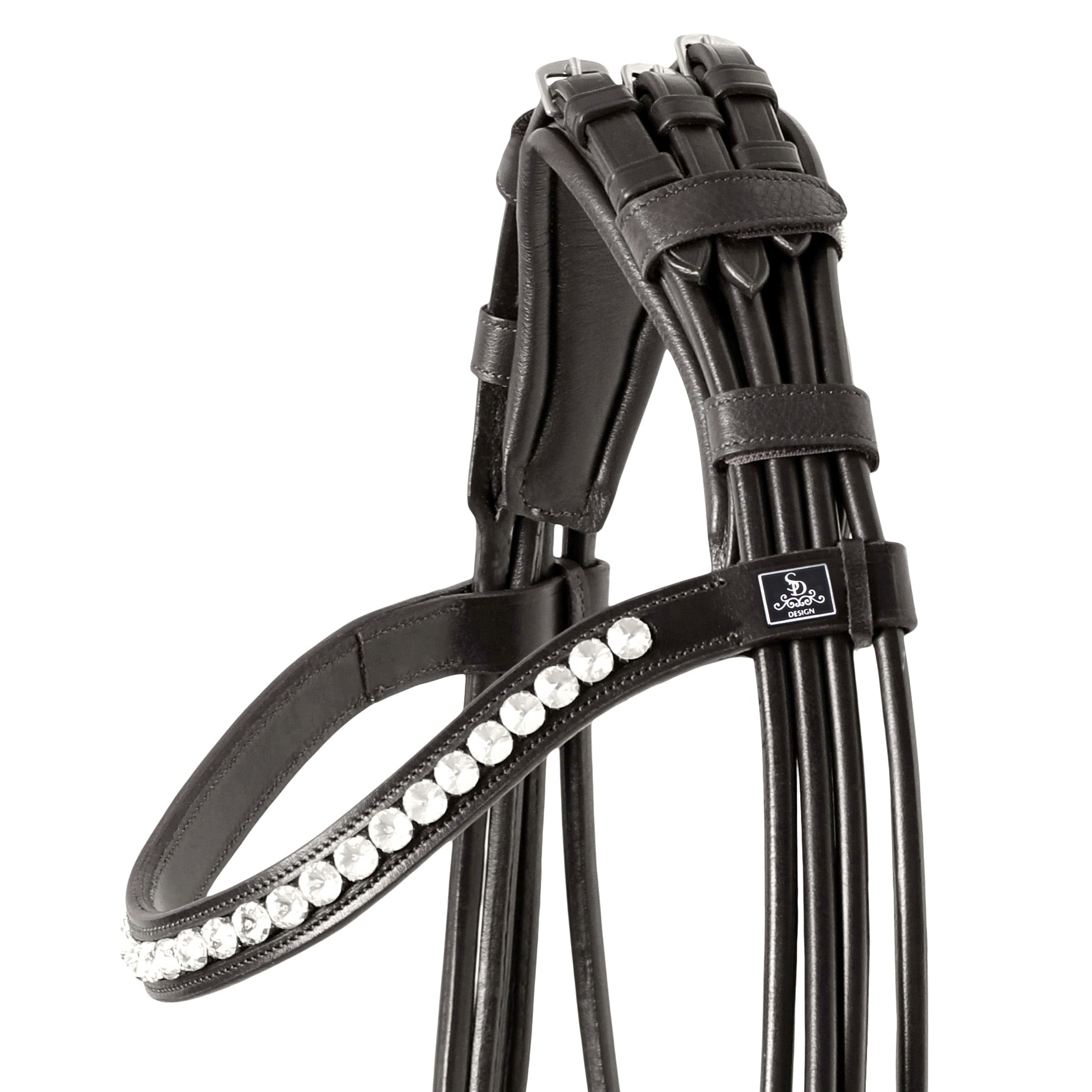 SD Design Limited Edition Mystery Double Bridle in Black/Black or Black/White 
