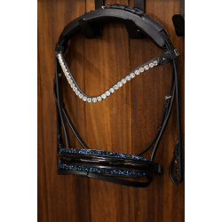 SD� Diamond Bridle Black/Navy  (Defect on logo)