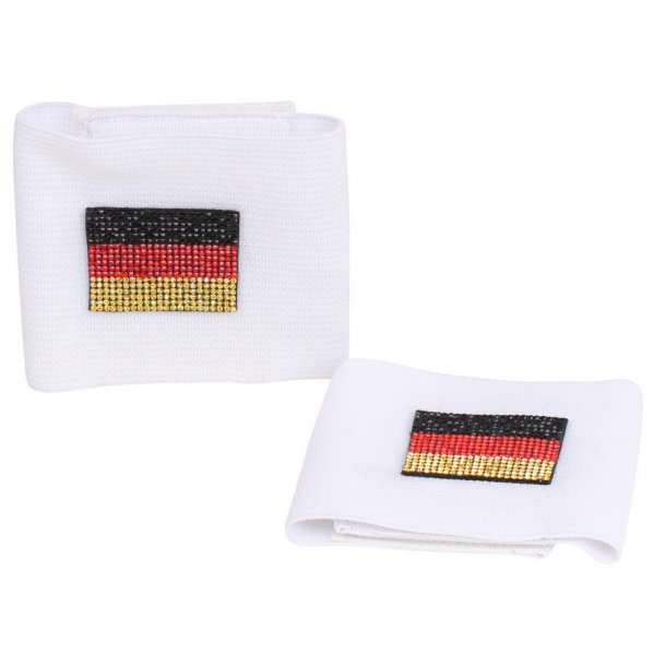 SD Bandage Crystals White with German flag.