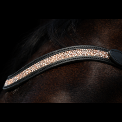 SD� Action Bridle Black/Rosegold.