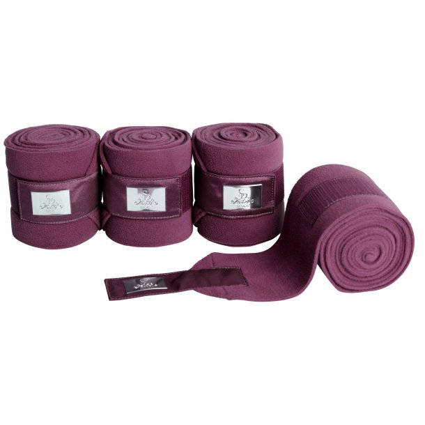 SD Gem Collection Fleece Bandages in Ruby. 