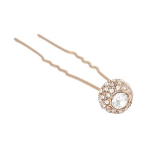 SD Diamond hairpin. Gold.