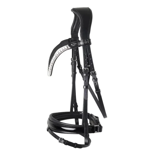 Ja tak tilbud SD OLYMBRIO BRIDLE. BLACK/BLACK/PATENT.