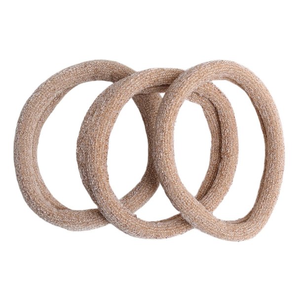 SD 3 pack hairtie with glitter.