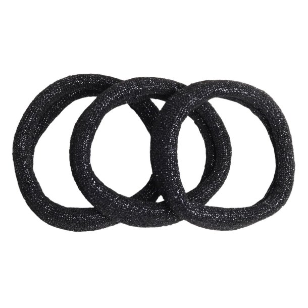 SD 3 pack hairtie with glitter.