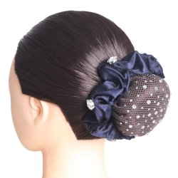 SD Alycia Scrunchie. Navy.