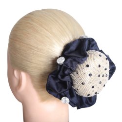 SD Alycia Scrunchie. Navy.