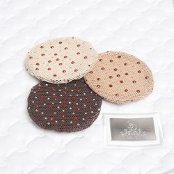 SD Clarissa Hairnet With Crystals. Smoked Topaz/Crystal. 