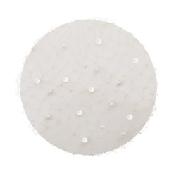 SD Carina hairnet with Crystal Beads and Pearls.