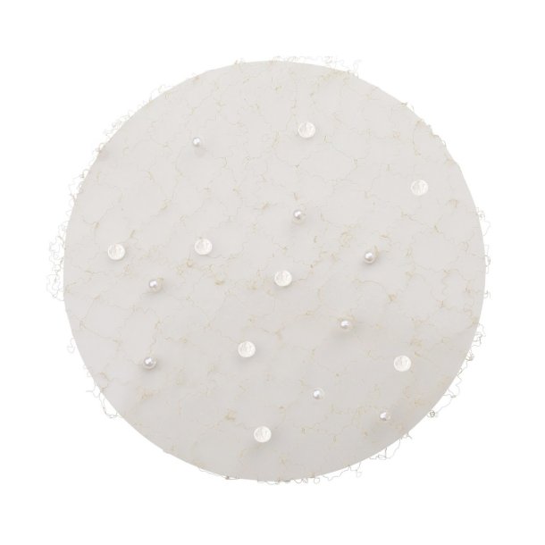 SD Carina hairnet with Crystal Beads and Pearls.