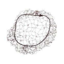 SD Carina hairnet with Crystal Beads and Pearls.