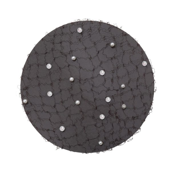 SD Carina hairnet with Crystal Beads and Pearls.