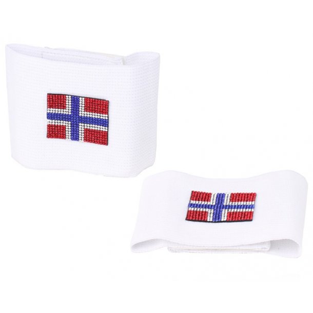 SD Bandage Crystals in White with the Norwegian flag. 