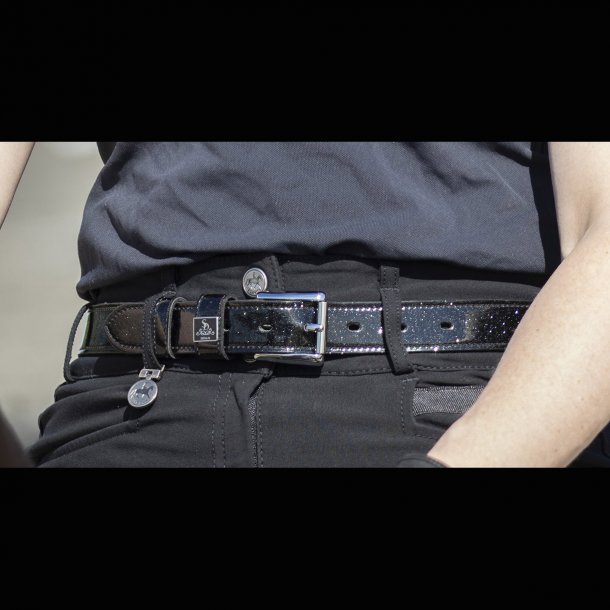SD Mystery Belt. Black Glitter. 
