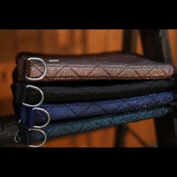 SD Hollywood Glamorous passport holder. Midnight sparkle.