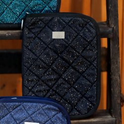 SD Hollywood Glamorous passport holder. Midnight sparkle.