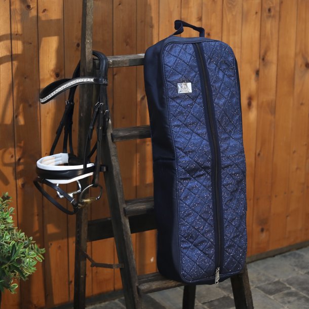 SD� Hollywood Glamorous Bridle Bag. Blueberry Twinkles. 