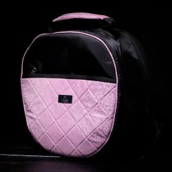 SD� Hollywood Glamorous Helmet bag. Sparkling Rose.