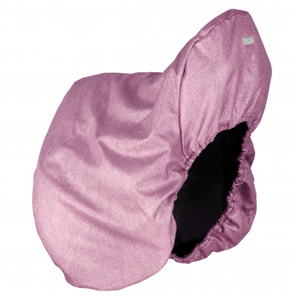 SD� Hollywood Glamorous saddle cover. Sparkling Rose.