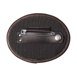 SD Numbers holder. Vegan leather. Brown with glitter. 