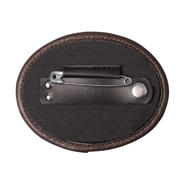 SD Numbers holder. Vegan leather. Brown with glitter. 