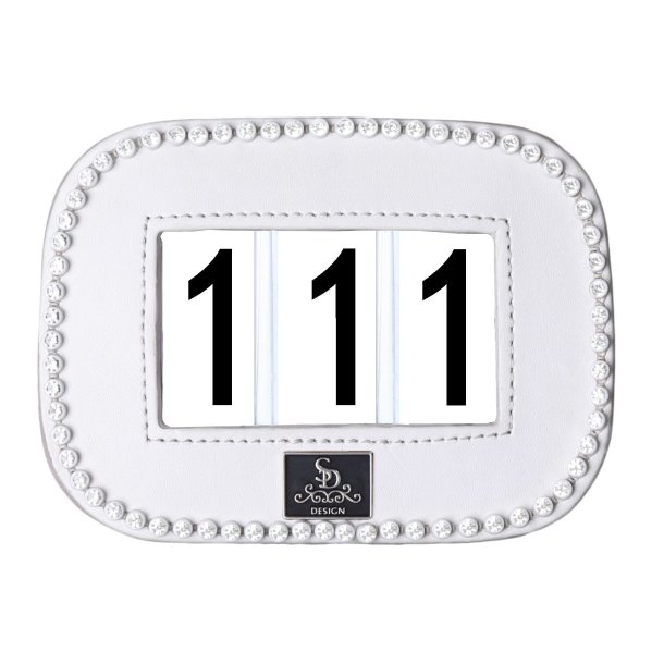 SD Numbers holder 2.assortment. White.