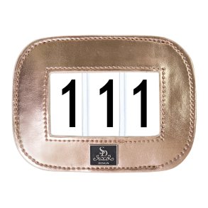 SD Numbers holder in Rose Gold.