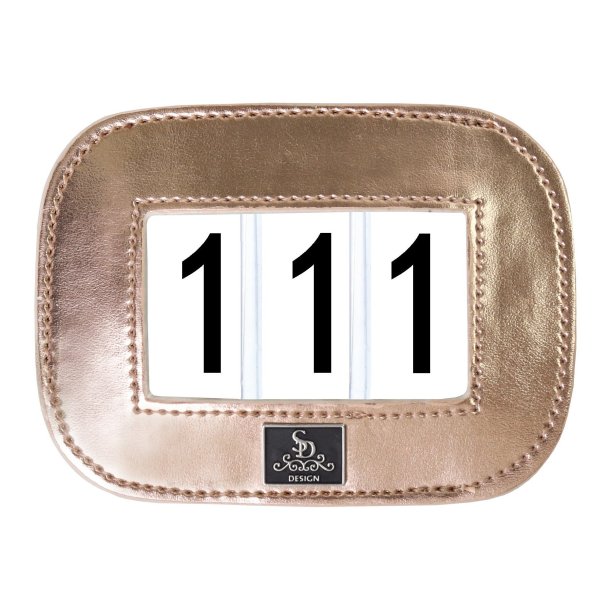 SD Numbers holder 2.assortment in Rose Gold.