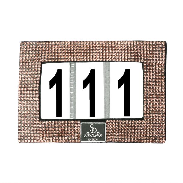 SD Movie Star Numbers holder. ROSE GOLD.