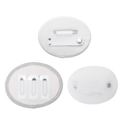 SD Numbers holder. Vegan leather. White with glitter. 