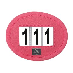 SD Hollywood numbersholder. Shimmering Peach.