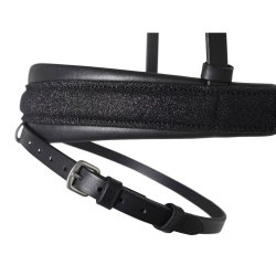 SD� Hollywood Glamorous noseband. Black/Midnight Sparkle.