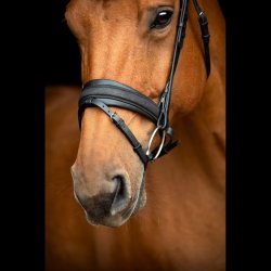 SD� Hollywood Glamorous noseband. Black/Midnight Sparkle.