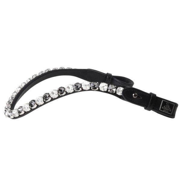 SD L nique Browband. Black/Black Diamond. 