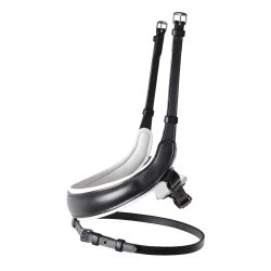 SD Anatomic noseband no.VI. Black/White.
