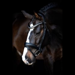 SD Noseband. black/black. 