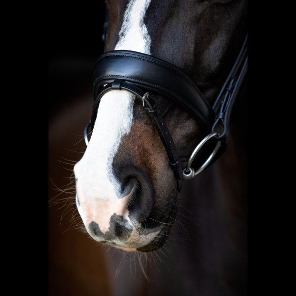 SD Noseband. black/black. 