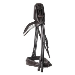 SD Belissimo II Rolled double bridle. Brown.