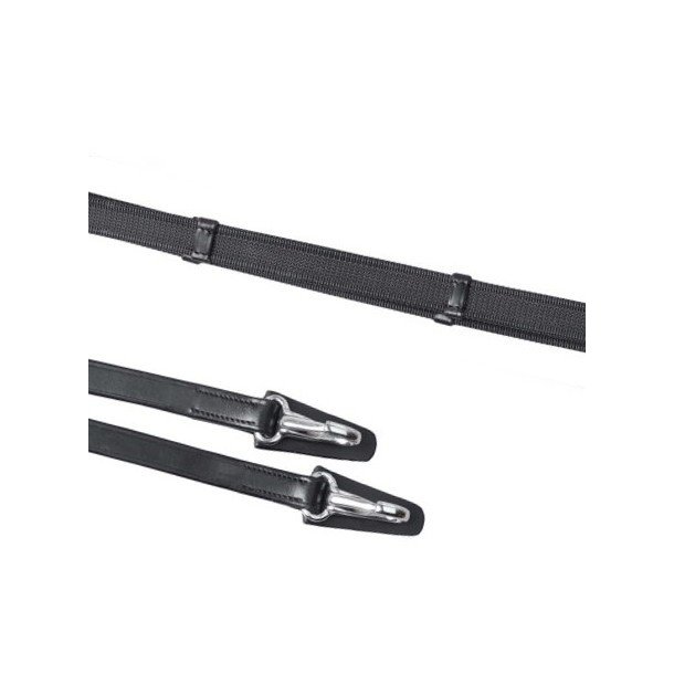 SD� Supergrip reins. Black.