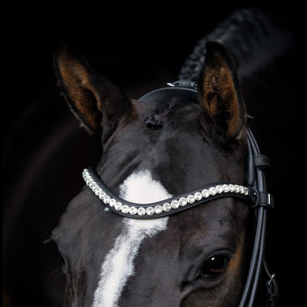 SD Duke de Niro II Rolled Bridle. Black/Black. 