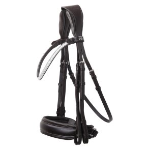 SD Solea double bridle. Brown/Brown. XFULL.