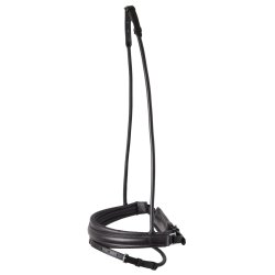 SD Noseband for rolled Bridle. Black/Black.