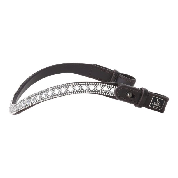SD Donna Diva browband. Brown.