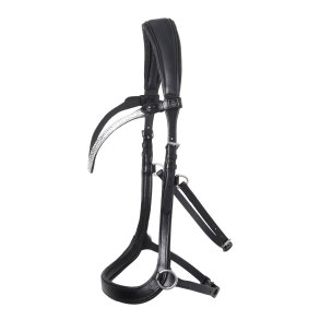 SD Rusty Bitless bridle. Black.