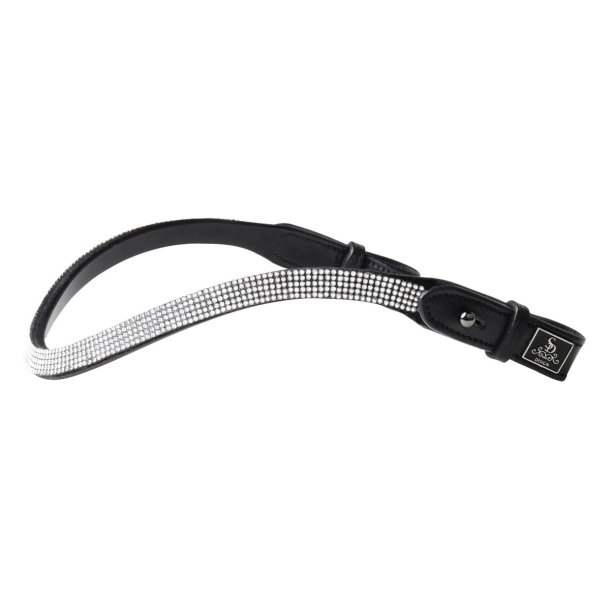 SD Arwen Browband. Black/Crystal.  