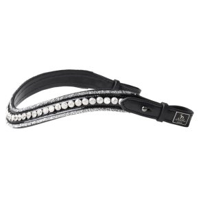 SD Diamond Extreme Browband. Black/Crystal.