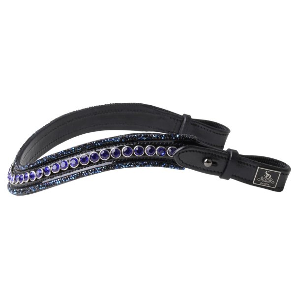 SD Diamond Extreme Browband. Black/Navy.