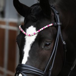SD Bespoke Browband. 3 optional colours of 10mm crystals.