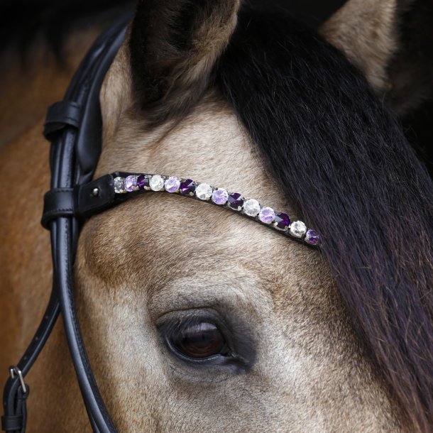 SD Bespoke Browband. 3 optional colours of 10mm crystals.